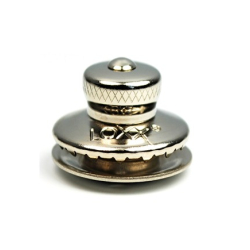 Zapinka górna / mała główka do materiału do 3-4 mm, mosiądz niklowany