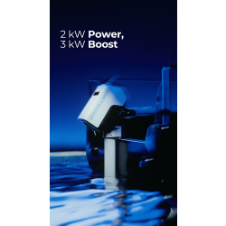 Silnik Elektryczny do łodzi ePropulsion SPIRIT 2  2KW / 3KW 48V  z Akumulatorem i Ładowarką NOWOŚĆ 2026!!!
